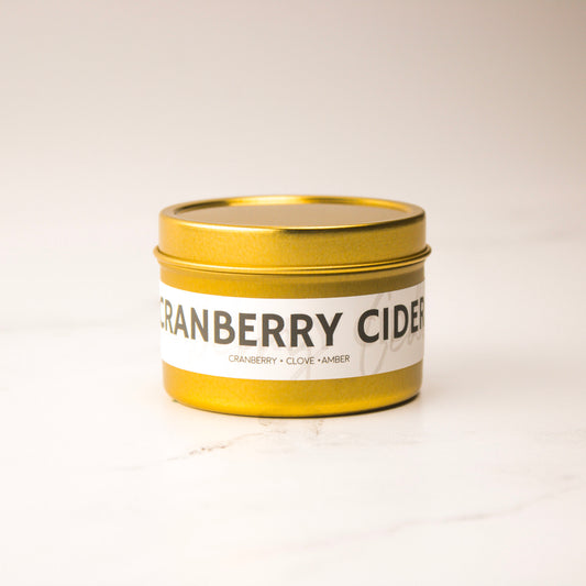 Cranberry Cider 4oz Travel Tin
